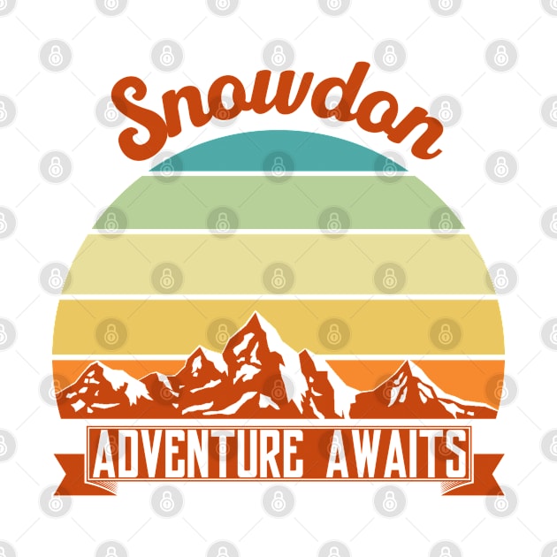 Snowdon adventure awaits. Perfect present for mother dad friend him or her by SerenityByAlex