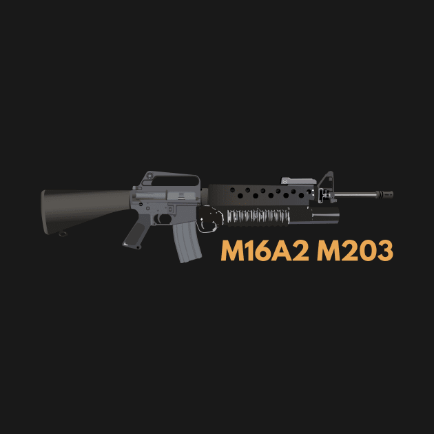 M16A2 M203 Rifle by NorseTech