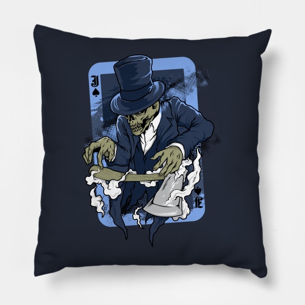 jack the ripper Pillow by spoilerinc