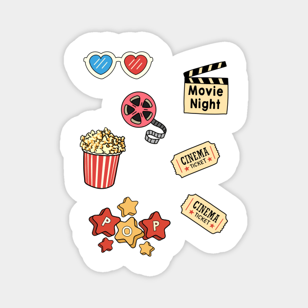 Got The Popcorn Ready Magnet by DreamPassion