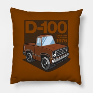 D100 - 1976 (Bright Tan Iridescent) Pillow