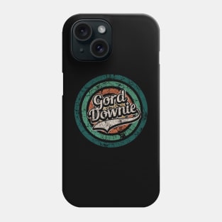 Gord Downie // Retro Circle Crack Vintage Phone Case