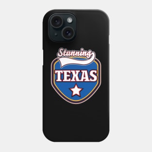 Stunning Texas travel logo Phone Case