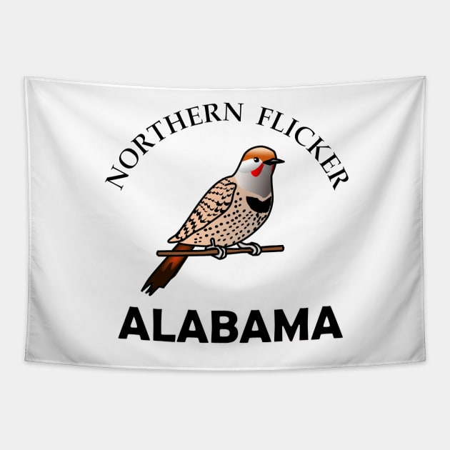 Northern Flicker, Official State Bird of Alabama Tapestry by denip