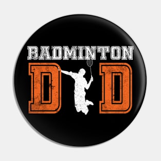 Badminton Dad Pin