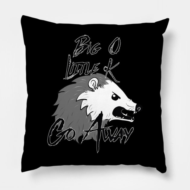 OK possum Pillow by vanitygames