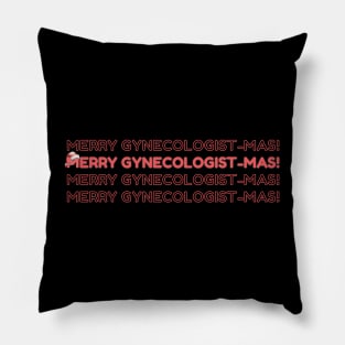 Merry Christmas gynecology doctor Pillow