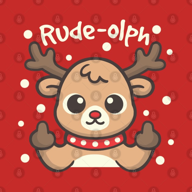 Rude olph ugly christmas sweater by NemiMakeit