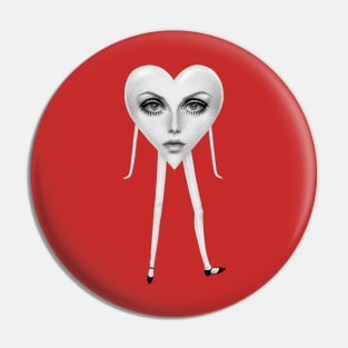 Twiggy Heart Pin