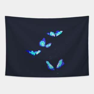 Mosaic butterflies Tapestry