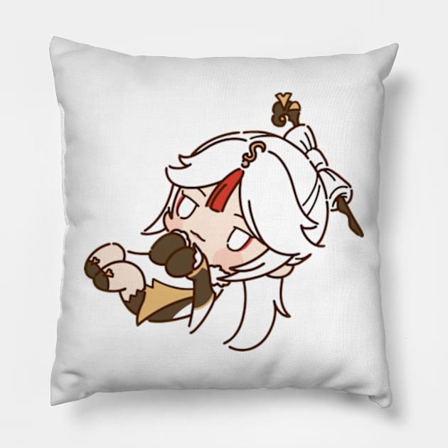 Chibi Ningguang Pillow by SaucyBandit