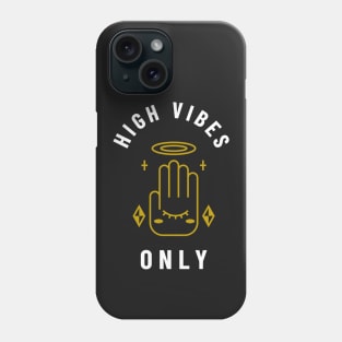 High vibes yoga lover Phone Case