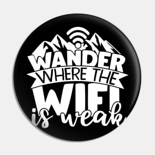 Wonder where the wifi is weak Pin