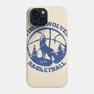 Timberwolves 80s retro Phone Case