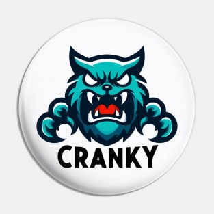 Cranky Bear Pin