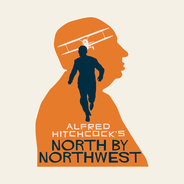 Alfred Hitchcock North by Northwest by n23tees