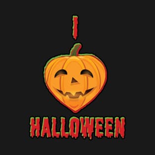 I love Halloween 3D pumpkin T-Shirt