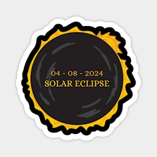 2024 Solar Eclipse 2024 04-08-24 Eclipse Magnet