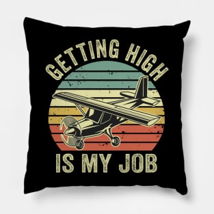 Pilot Funny Aviation Lover Quotes Airplane Enthusiast Pillow