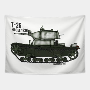 T-26 model 1939 Winter. Tapestry