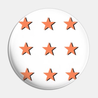 Little Orange VSCO Stars Sticker Pack Pin