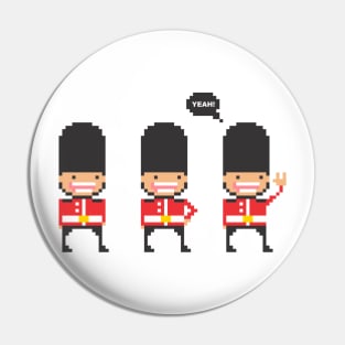 We're Queen's Guard Pin