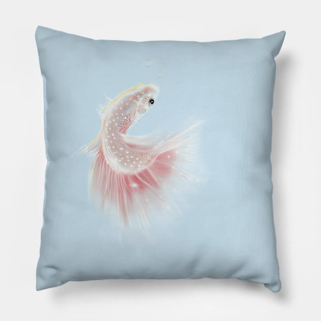 Little Fish Pillow by xsaxsandra