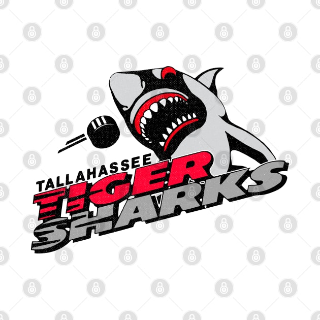 Classic Tallahassee Tiger Sharks Hockey by LocalZonly