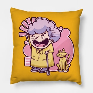 Grumpy Grandma Pillow