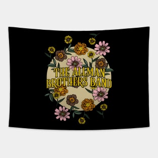 The Allman Brothers Band Name Personalized Flower Retro Floral 80s 90s Name Style Tapestry