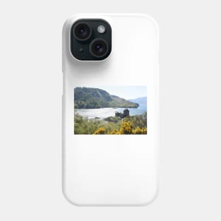 Eilean Donan Castle on a summer afternoon  in the Highlands of Scotland Phone Case