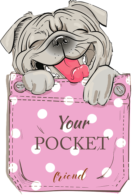 Pocket Dog 2 Kids T-Shirt by EveFarb