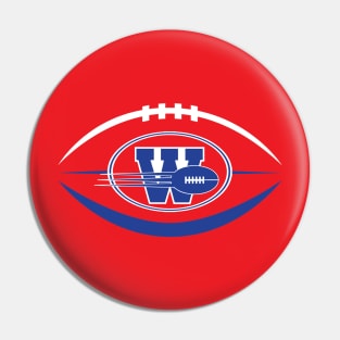 Washington Sentinels Football Pin