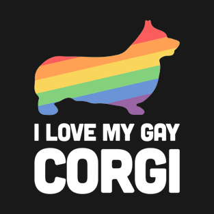 Corgi - Funny Gay Dog LGBT Pride T-Shirt