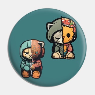 Street Cat Street Art Pin