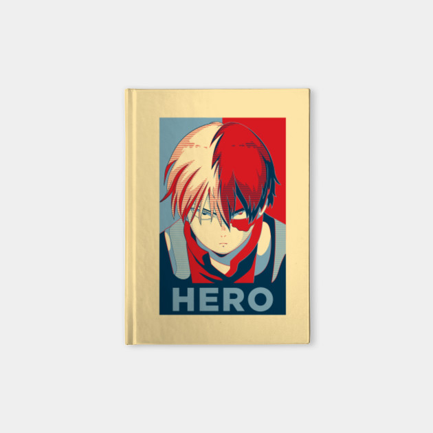 Todoroki Boku No Hero Academia Notebook Teepublic