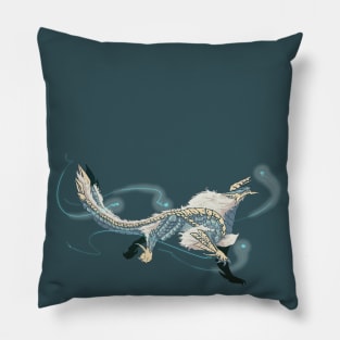 Zinogre in Pursuit Pillow