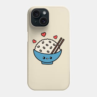 Kawaii Rice Bowl Phone Case