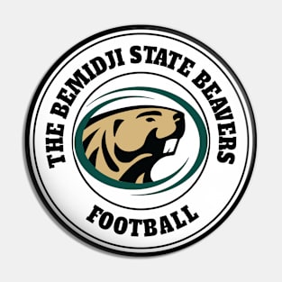 the classic bemidji football round white background Pin