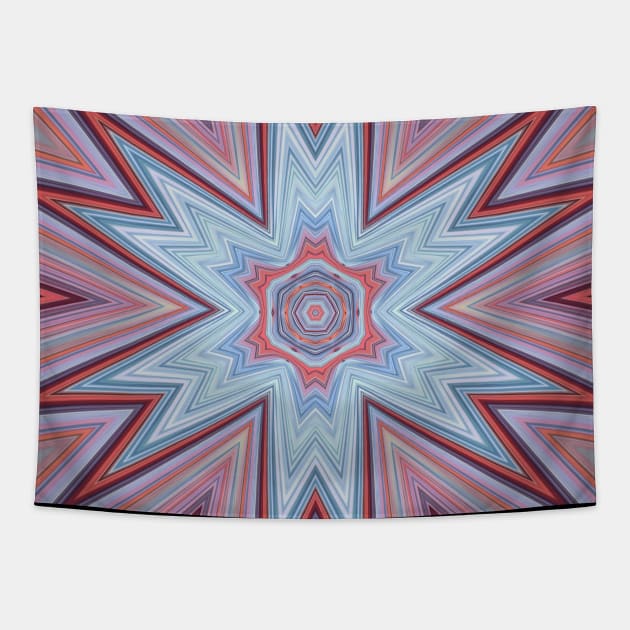 Boho Style Abstract Festive Mandala Pattern Tapestry by TheseTeesPlease