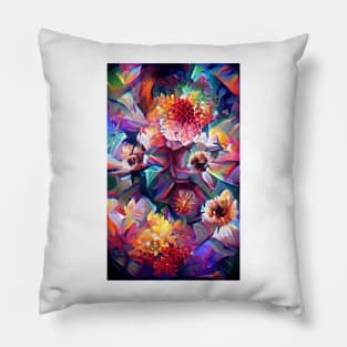 Flower Kaleidoscope Pillow