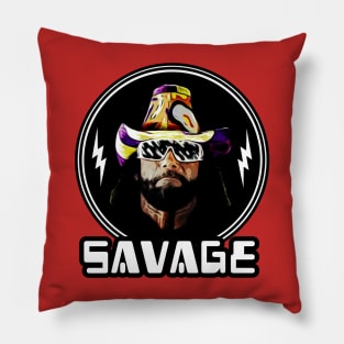 Randi Savage Black head Pillow