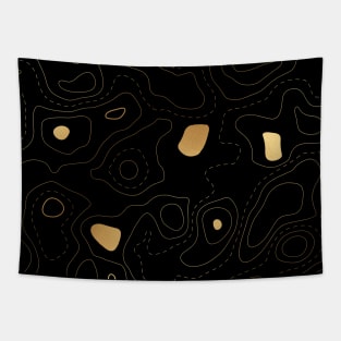 golden Pattern Tapestry