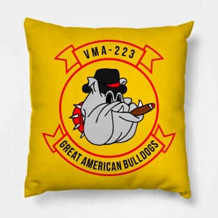 VMA 223 Great American Bulldogs Pillow