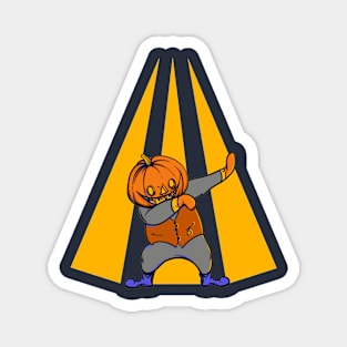 Dabbing Pumpkin Rocking Magnet