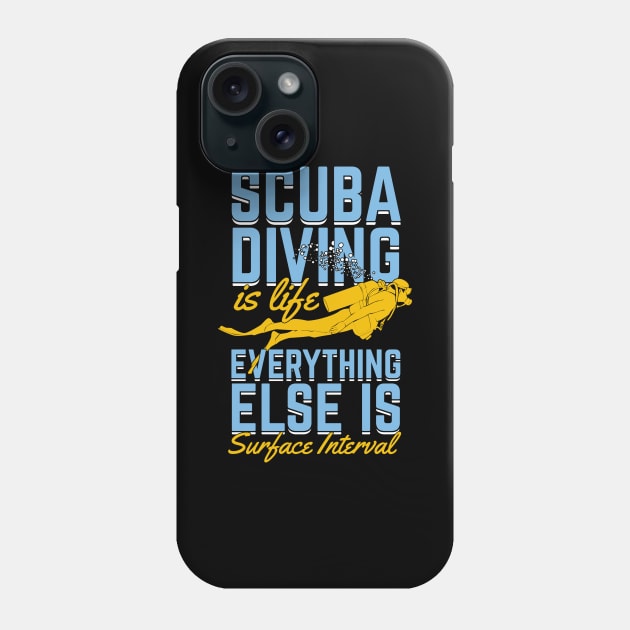 Funny Scuba Diving Diver Instructor Gift Phone Case by Dolde08