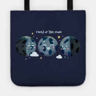 Faces of the Moon Tote