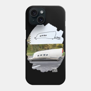 White Super Car / Splat Design Phone Case