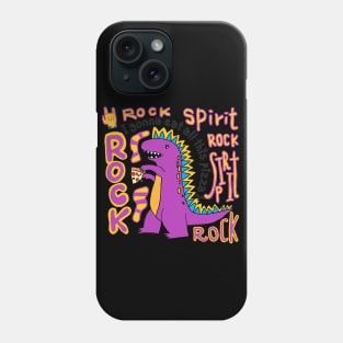 rock spirit, dinosaur Phone Case