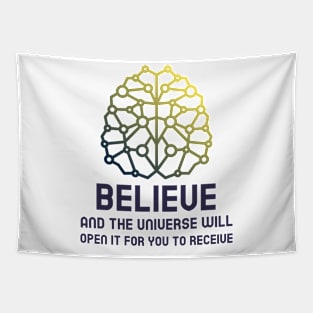 Believe - Law Of Attraction Tapestry